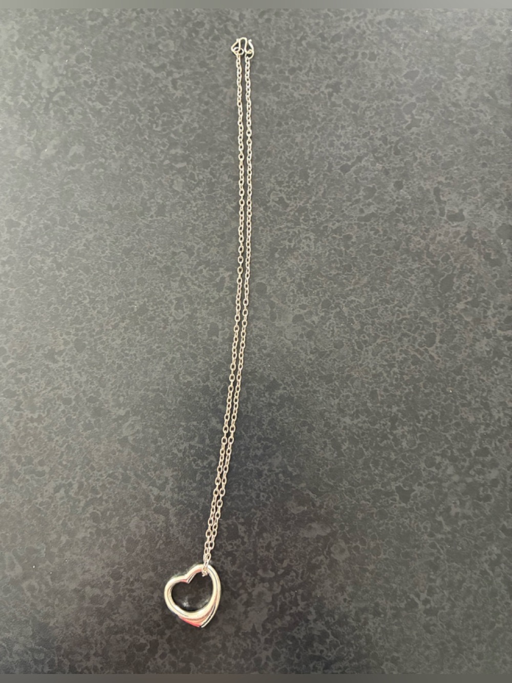 Silver Heart Pendant Necklace - Women Jewelry